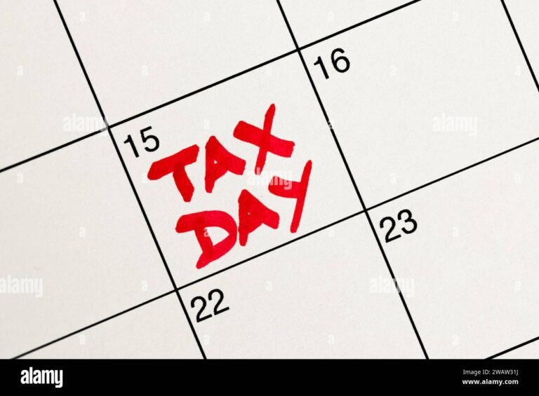 calendario con date evidenziate e tasse