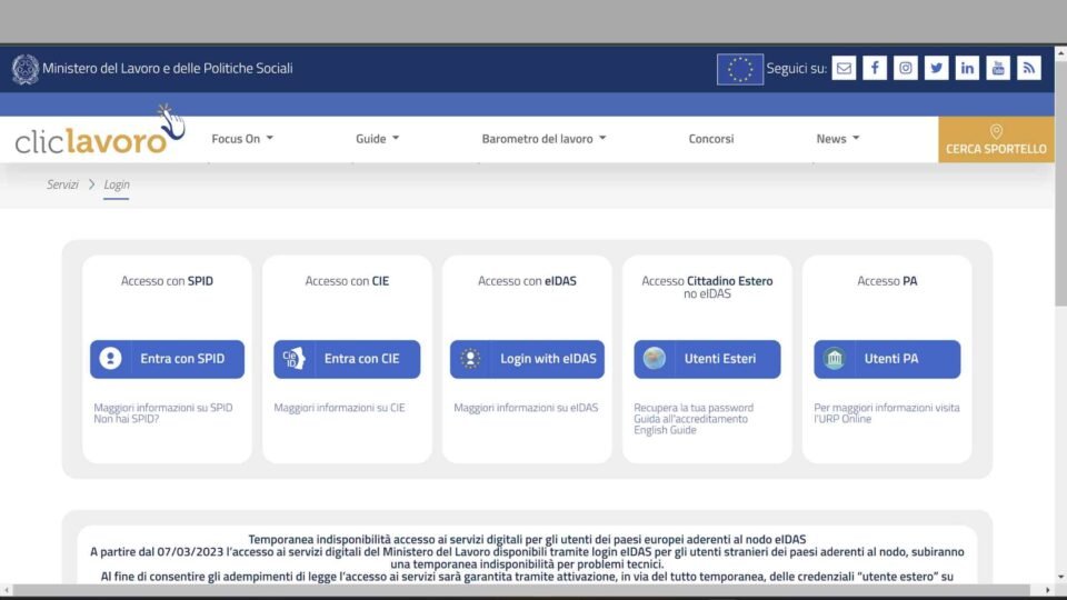 Come Dimettersi Correttamente su Cliclavoro Gov It
