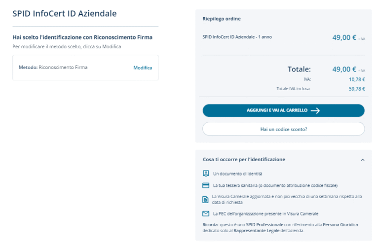 come ottenere spid per il legale rappresentante di una societa