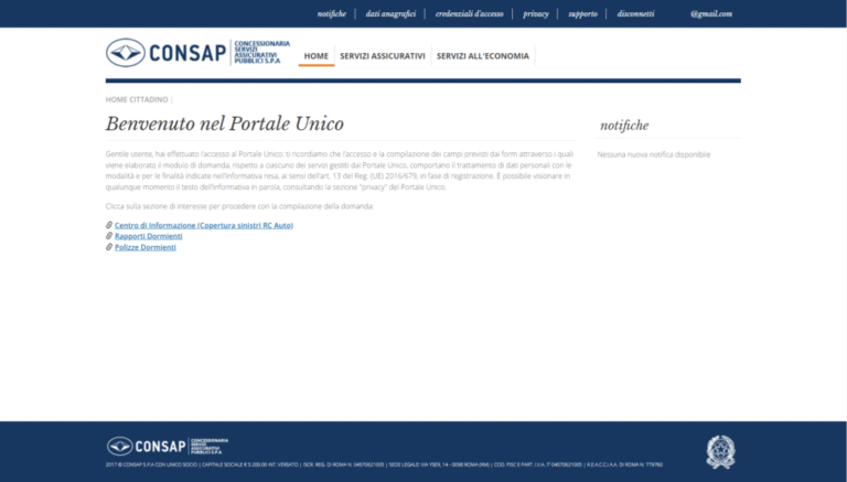 come posso controllare lo stato di un sinistro online