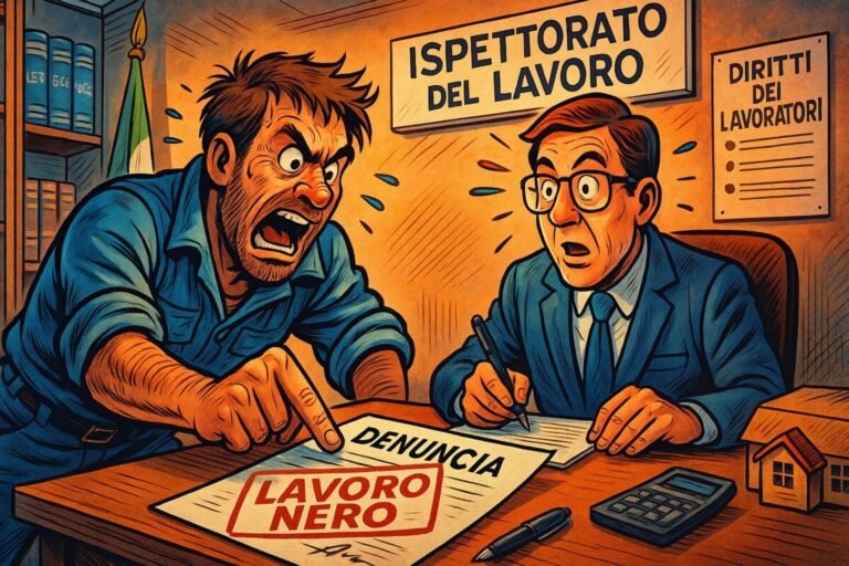 come si puo denunciare il lavoro in nero e quali sono le conseguenze