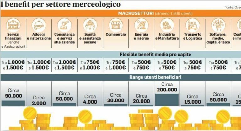 come viene rappresentato il welfare aziendale nella busta paga