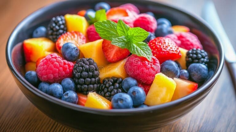 Quali Sono Le Migliori App Per Trovare Cibi Sani E Nutrienti 9 frutta fresca colorata e mista in ciotola