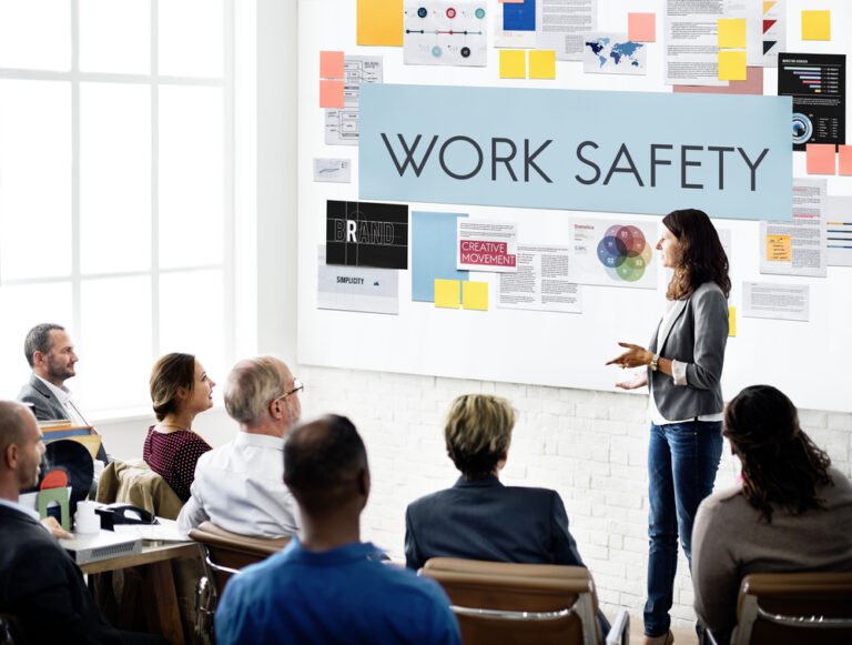 lezione di formazione sulla sicurezza sul lavoro