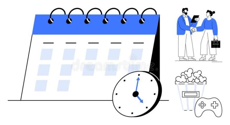 Quanto Deve Essere il Preavviso per Le Dimissioni nel Lavoro 24 orologio e calendario con mani che si stringono