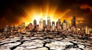 paesaggio con diverse calamita naturali insieme