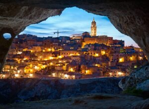 paesaggio suggestivo dei sassi di matera