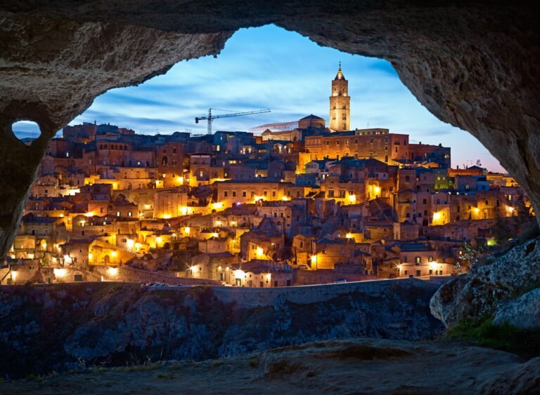 paesaggio suggestivo dei sassi di matera