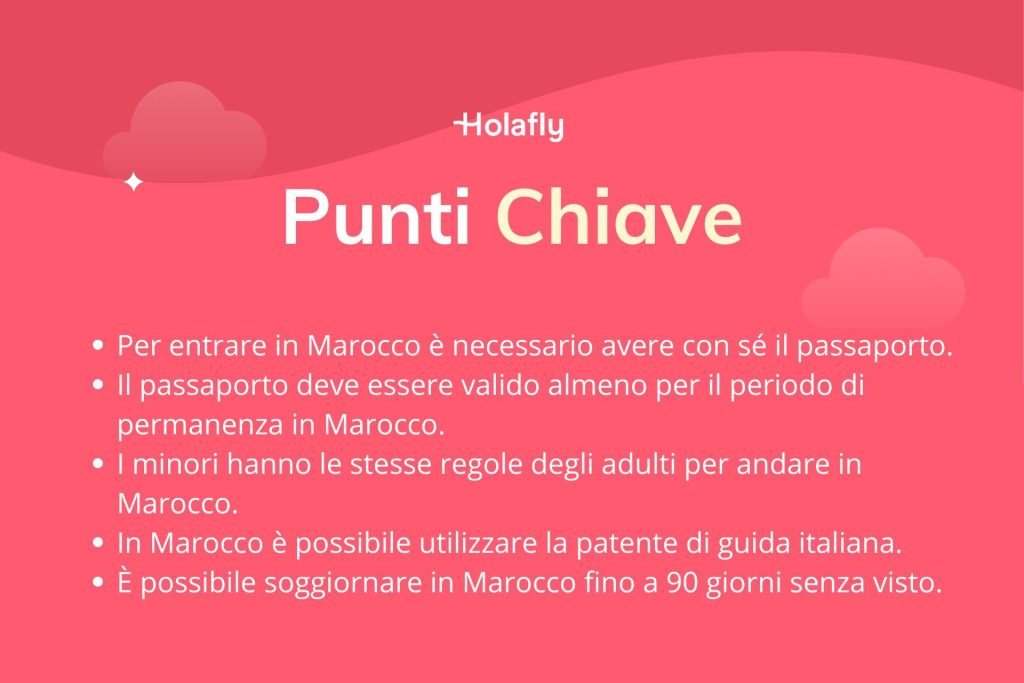 Per andare a Marrakech è necessario il passaporto o basta la carta d’identità