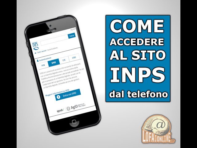 persona che accede a sito inps con spid