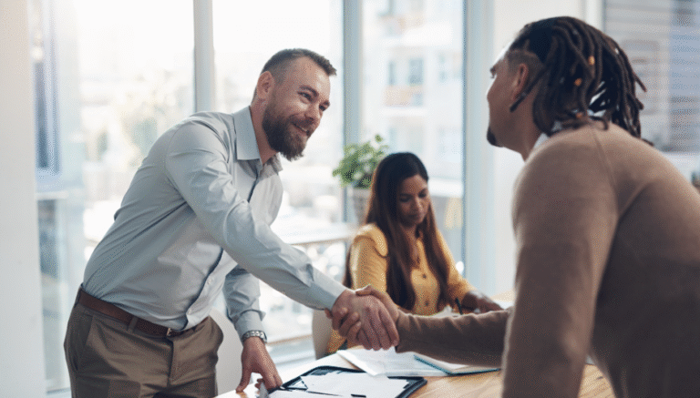 persona che riceve consulenza dal lavoro