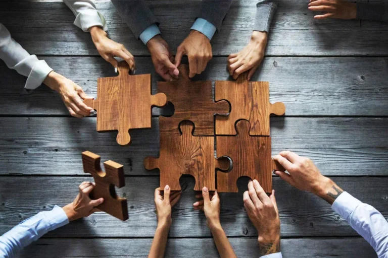 persone che collaborano in una cooperativa lavorativa