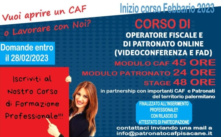 quali sono i migliori corsi per lavorare in patronato e caf