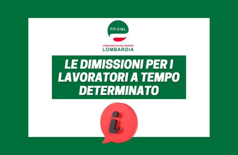 quali sono le esperienze comuni dopo dimissioni da contratto a tempo determinato