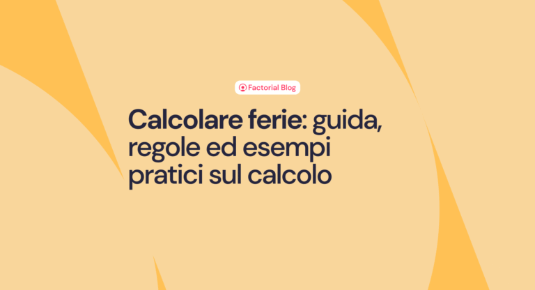 quanti giorni di ferie spetta avere ogni anno in italia