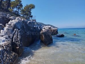 veduta panoramica del lido la scala mare
